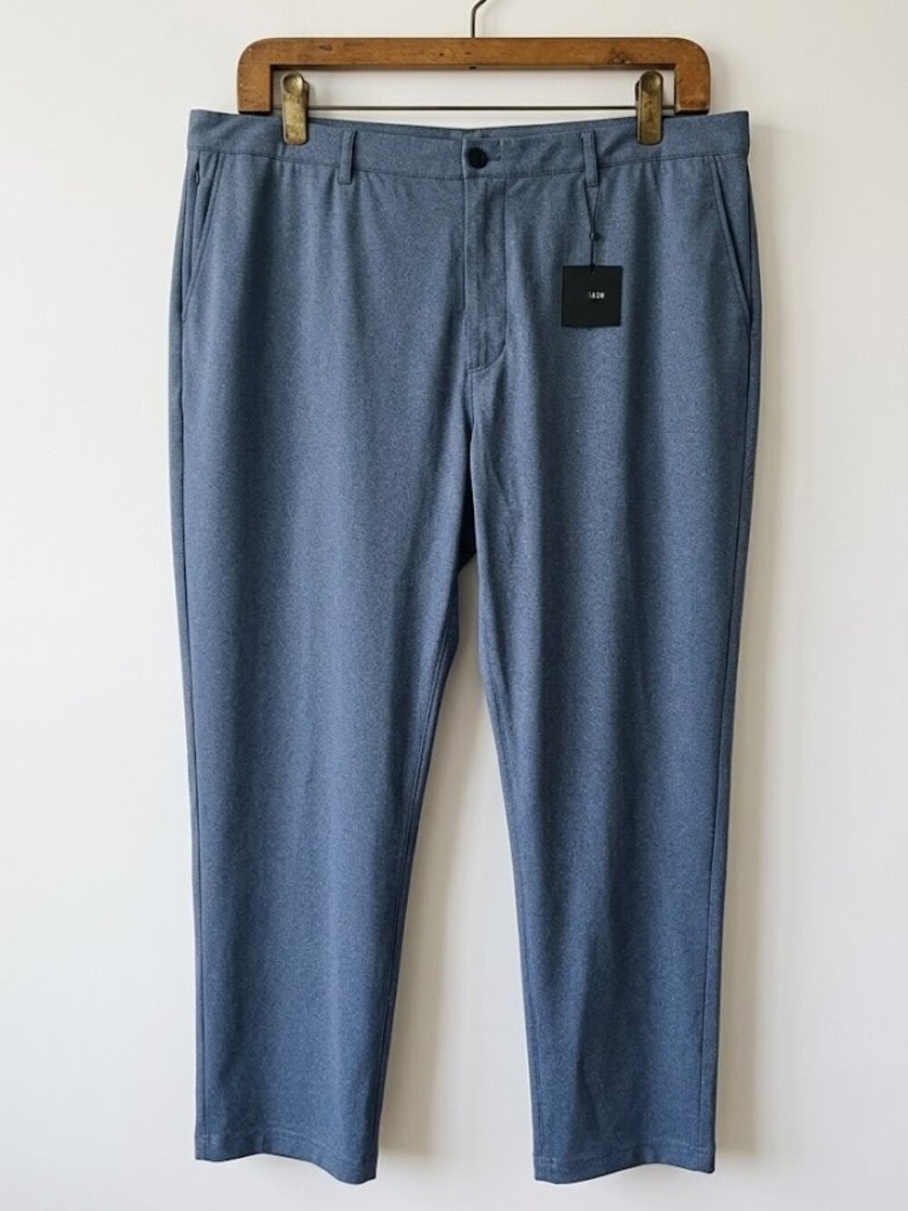 01 ALGO Pants 52 x 32 Gray Performance Fit Moisture Wicking UPF 40 Comfort Mens